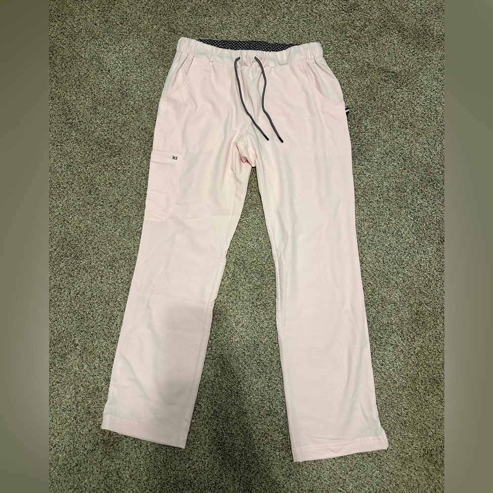WORN ONCE koi Scrub pants. Light pink color
